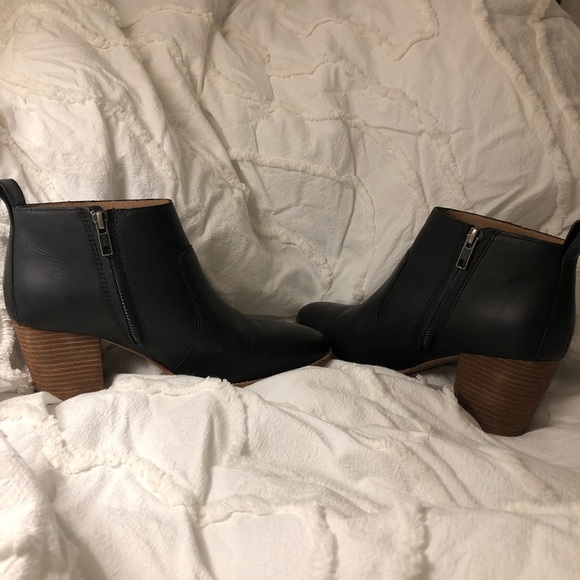 Madewell Black Leather Booties - Picture 5 of 7
